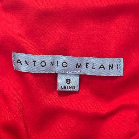 ANTONIO MELANI Red Midi Dress - Picture 3 of 13